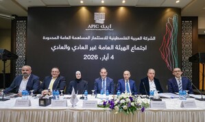 Die Hauptversammlung der Arab Palestinian Investment Company (APIC) beschließt eine Dividendenausschüttung in Höhe von 13 Millionen US-Dollar und wählt einen neuen Vorstand